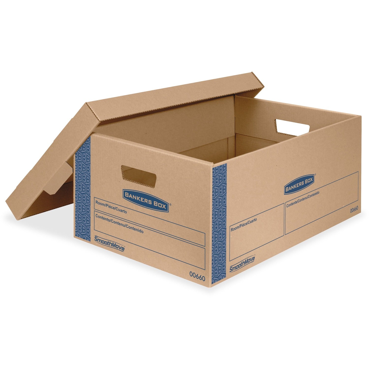 Wholesale Moving Boxes: Discounts on Fellowes Bankers Box SmoothMove&trade; Prime Lift-off Lid Large Moving Boxes FEL0066001