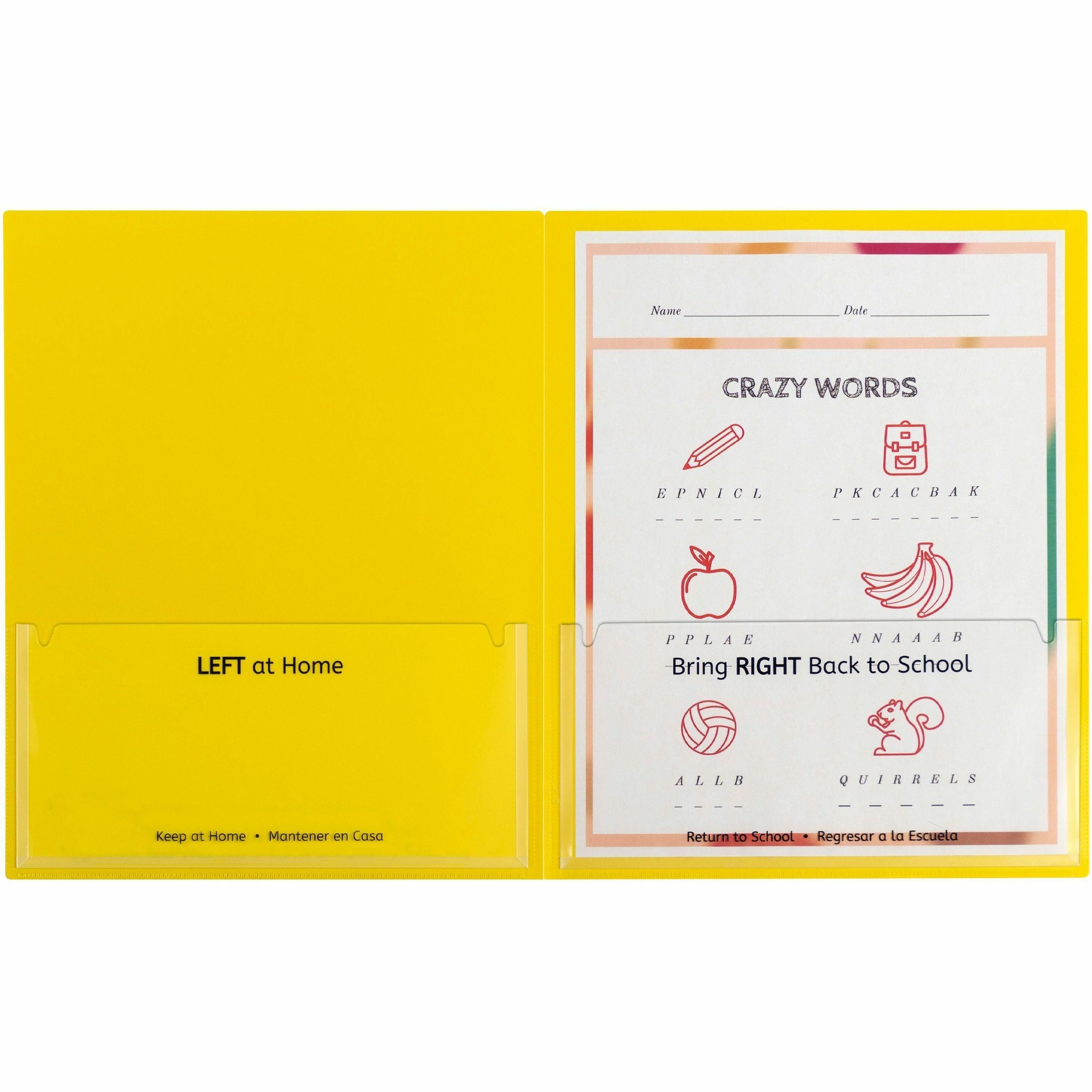 Wholesale Report Covers: Discounts on C-Line School-To-Home Folder CLI32006