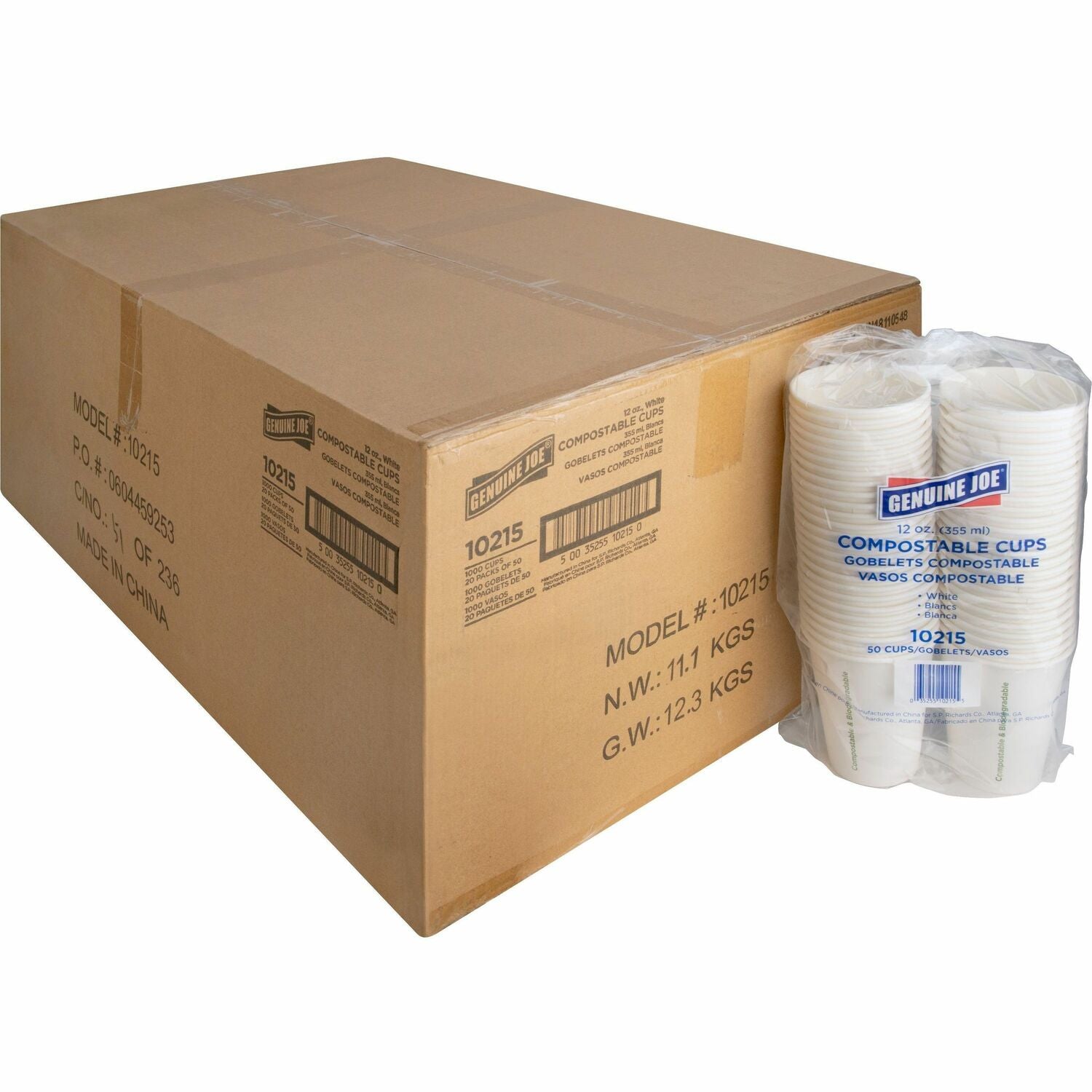 Wholesale Genuine Joe Disposable Hot Cups: Discounts on Genuine Joe Eco-friendly Paper Cups GJO10215CT