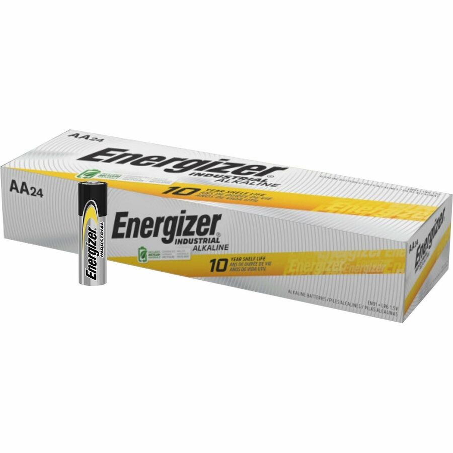 Energizer Industrial Alkaline AA Battery Boxes of 24