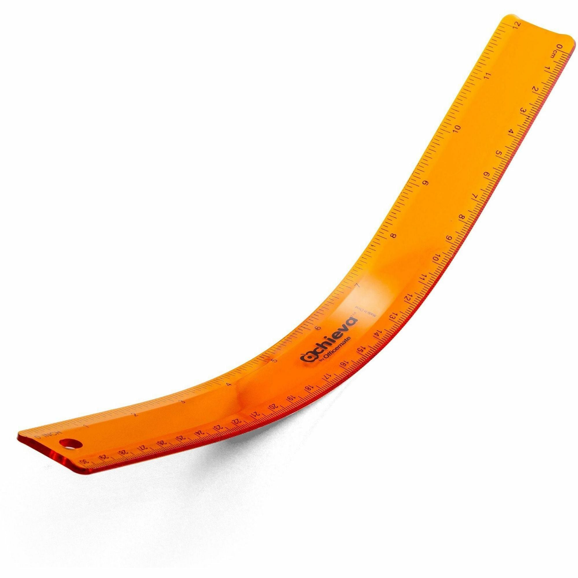 Wholesale Rulers & Tape Measures: Discounts on Officemate OIC 12" Flexible Plastic Ruler OIC30209