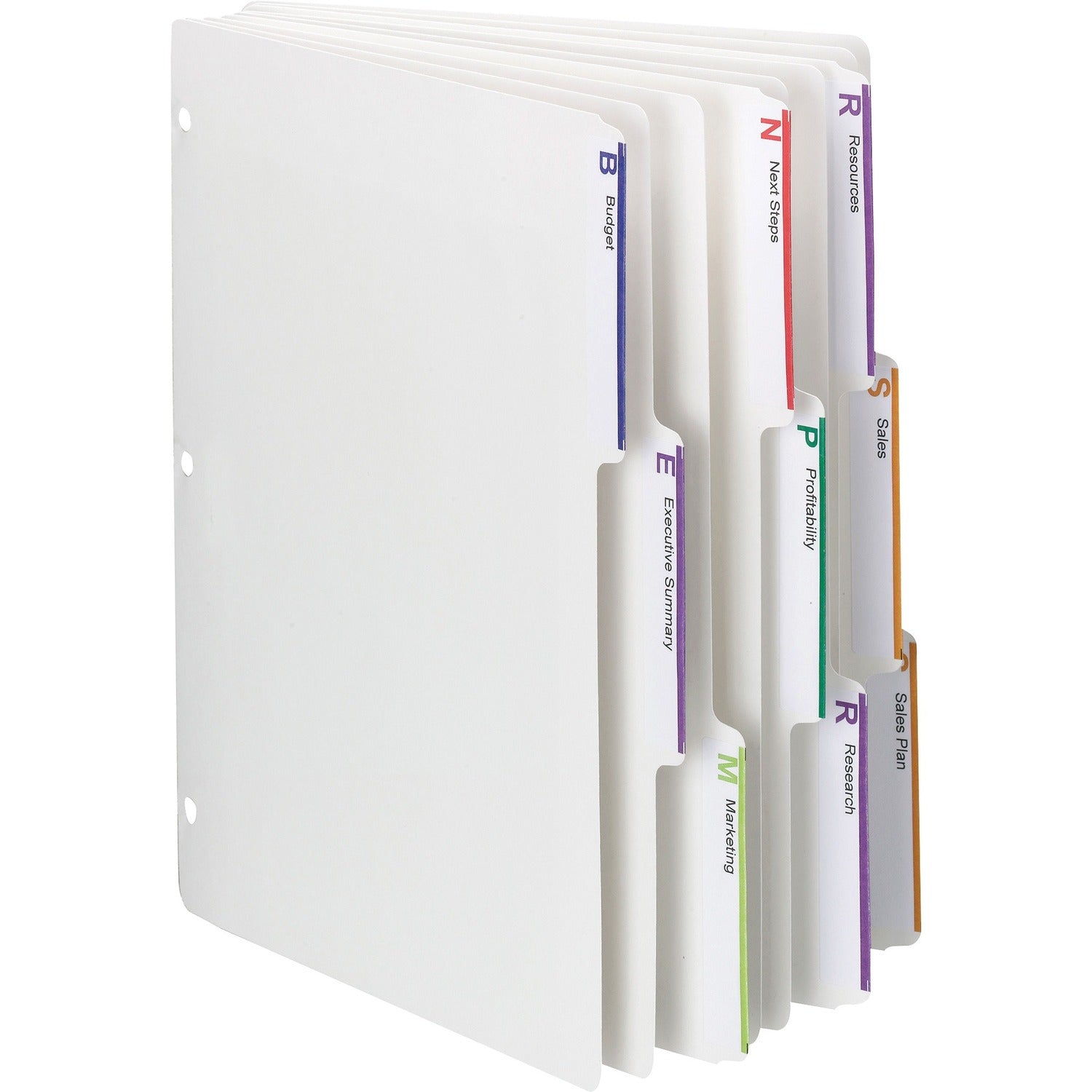 Wholesale Index Dividers: Discounts on Smead 3-ring Binder Index Dividers SMD89413