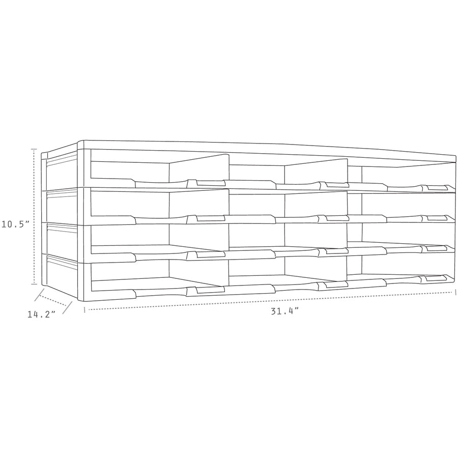 Storex 12-compartment Organizer