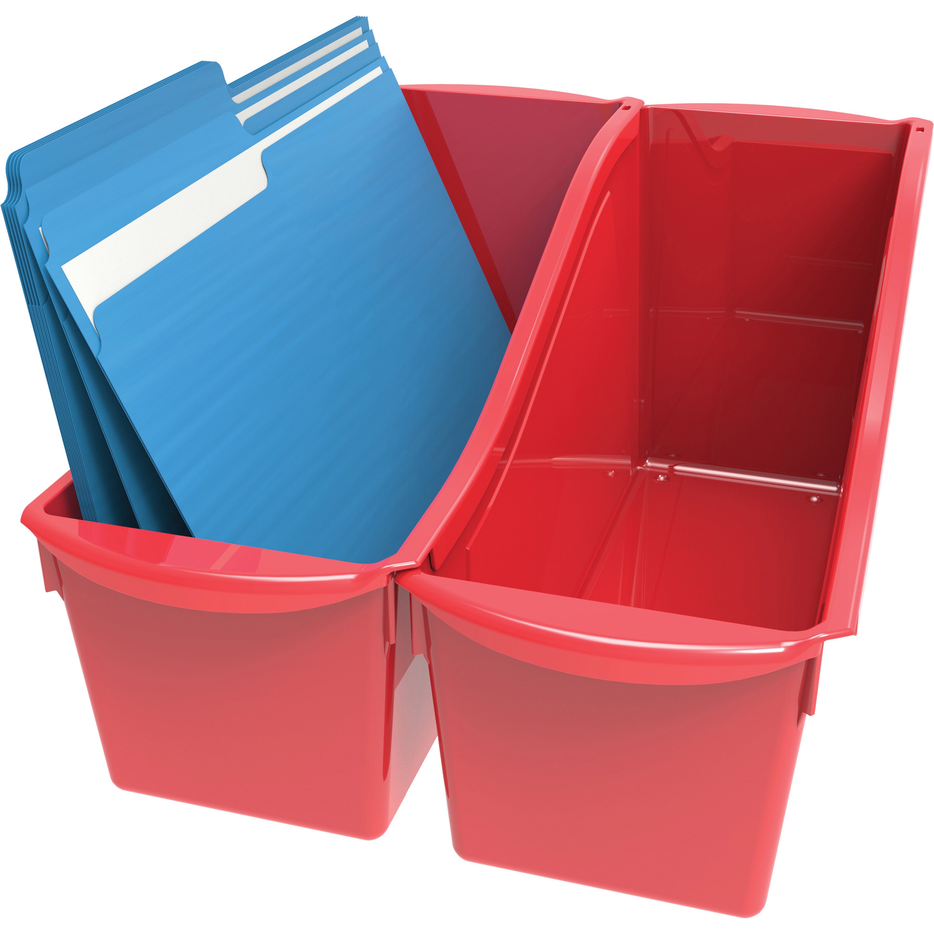 Storex Book Bin Set