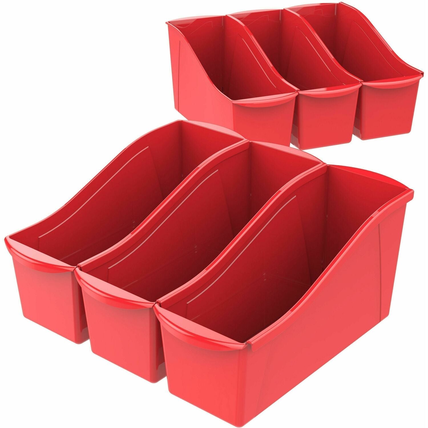 Storex Book Bin Set