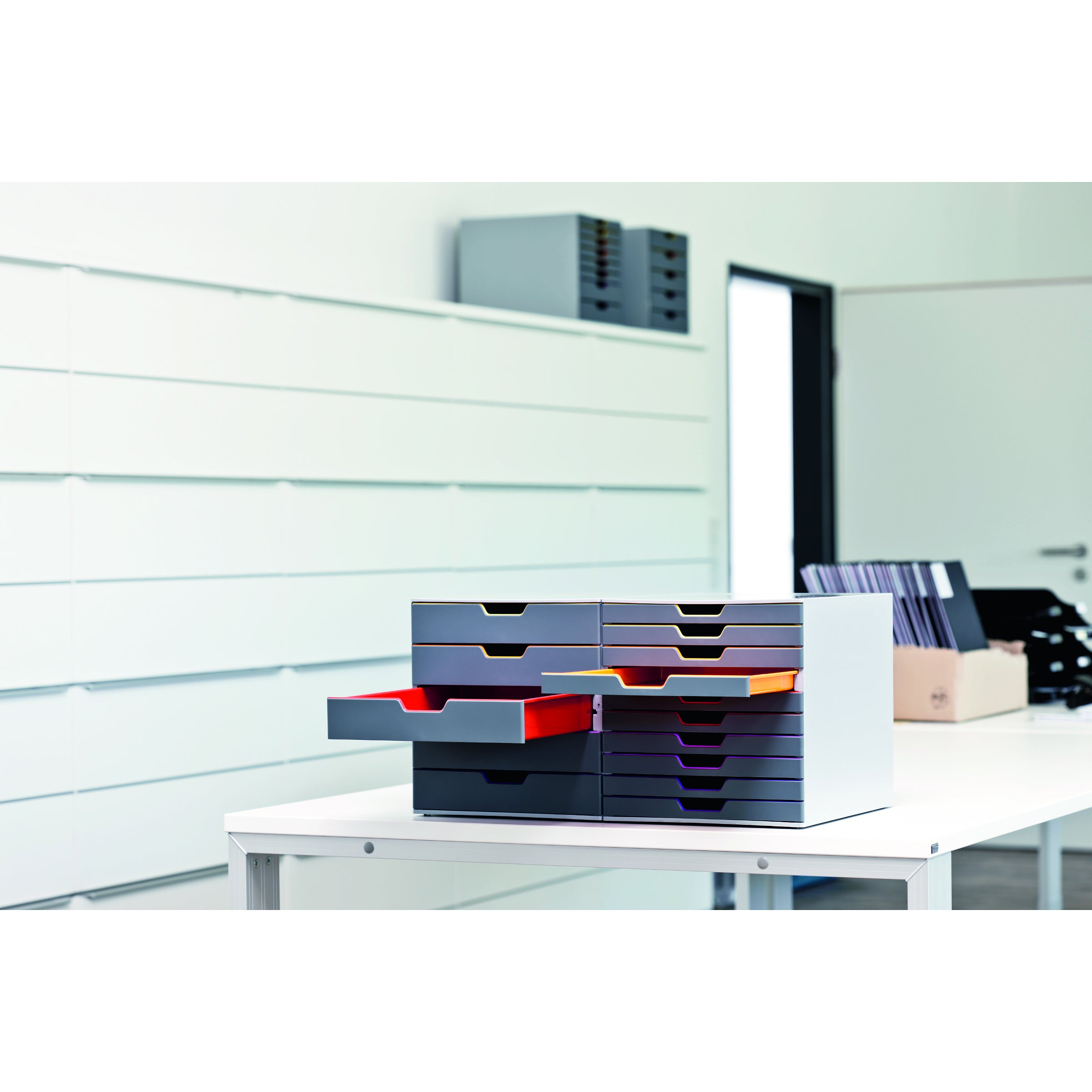 DURABLE&reg; VARICOLOR&reg; Desktop 7 Drawer Organizer