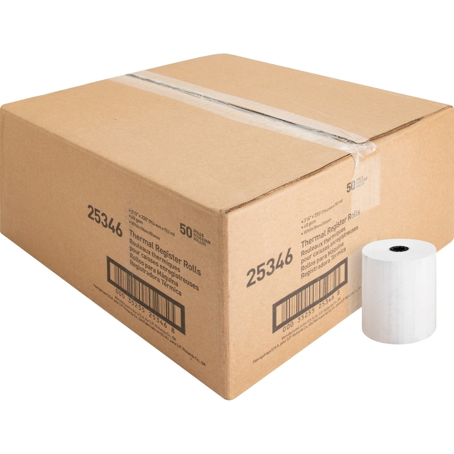 Business Source Thermal Thermal Paper - White