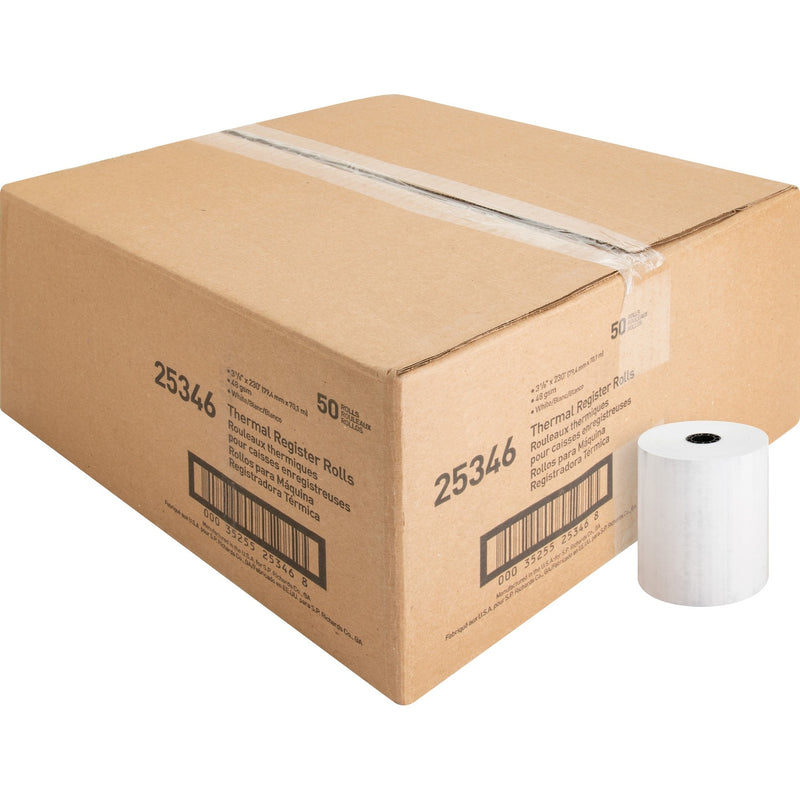Business Source Thermal Thermal Paper - White