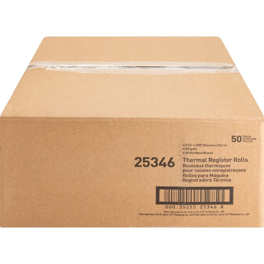 Business Source Thermal Thermal Paper - White