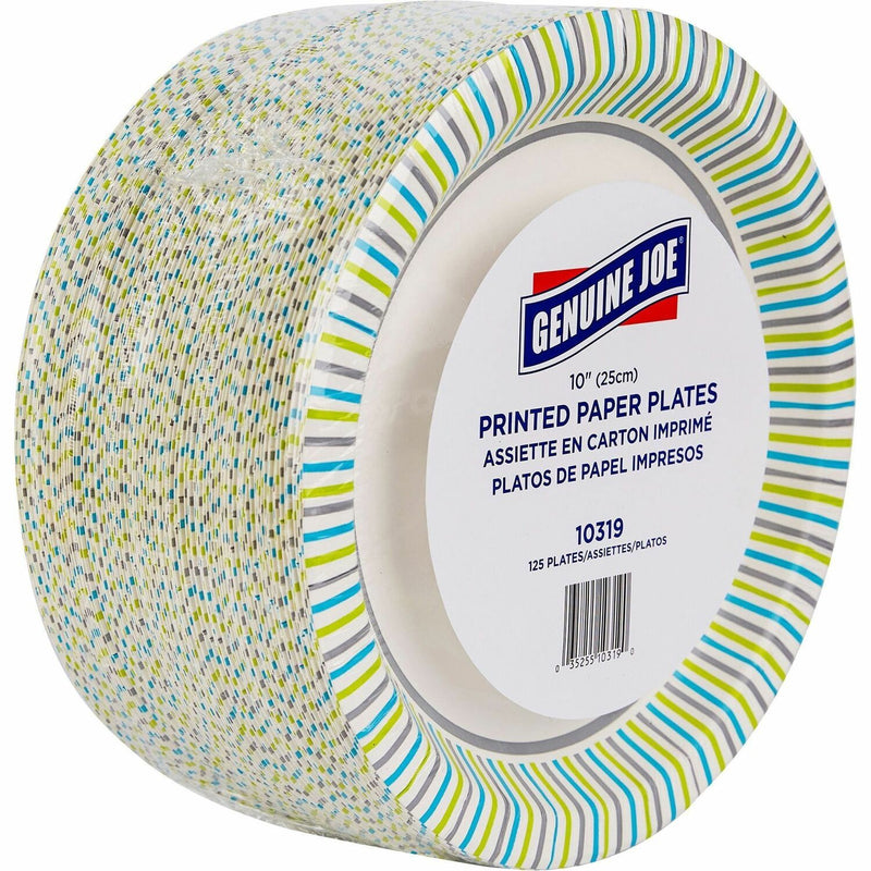 Genuine Joe Printed Paper Plates