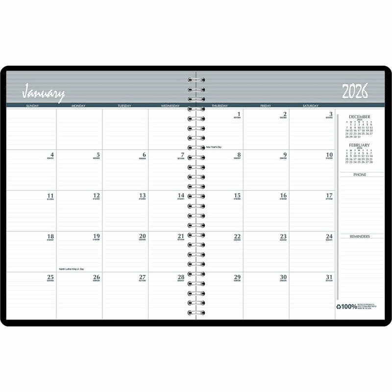 House of Doolittle MONTHLY PLANNER, 2 YR HARD CV