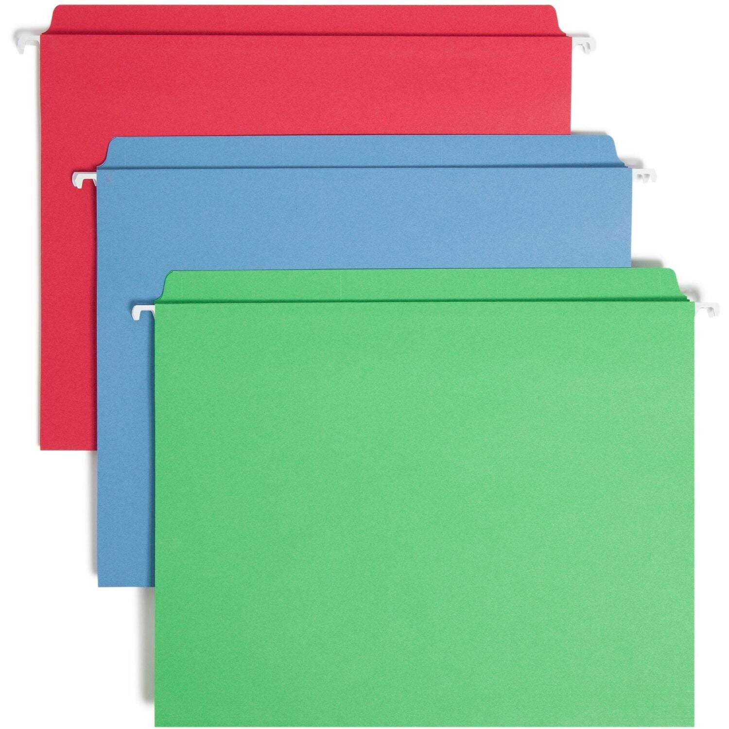 Smead FasTab Straight Tab Cut Letter Recycled Hanging Folder- 18 Per Box, 10 Boxes per Carton