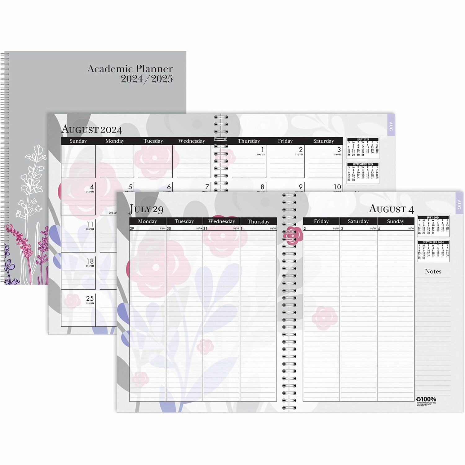 House of Doolittle ACADEMIC PLANNER WILDFLOWER