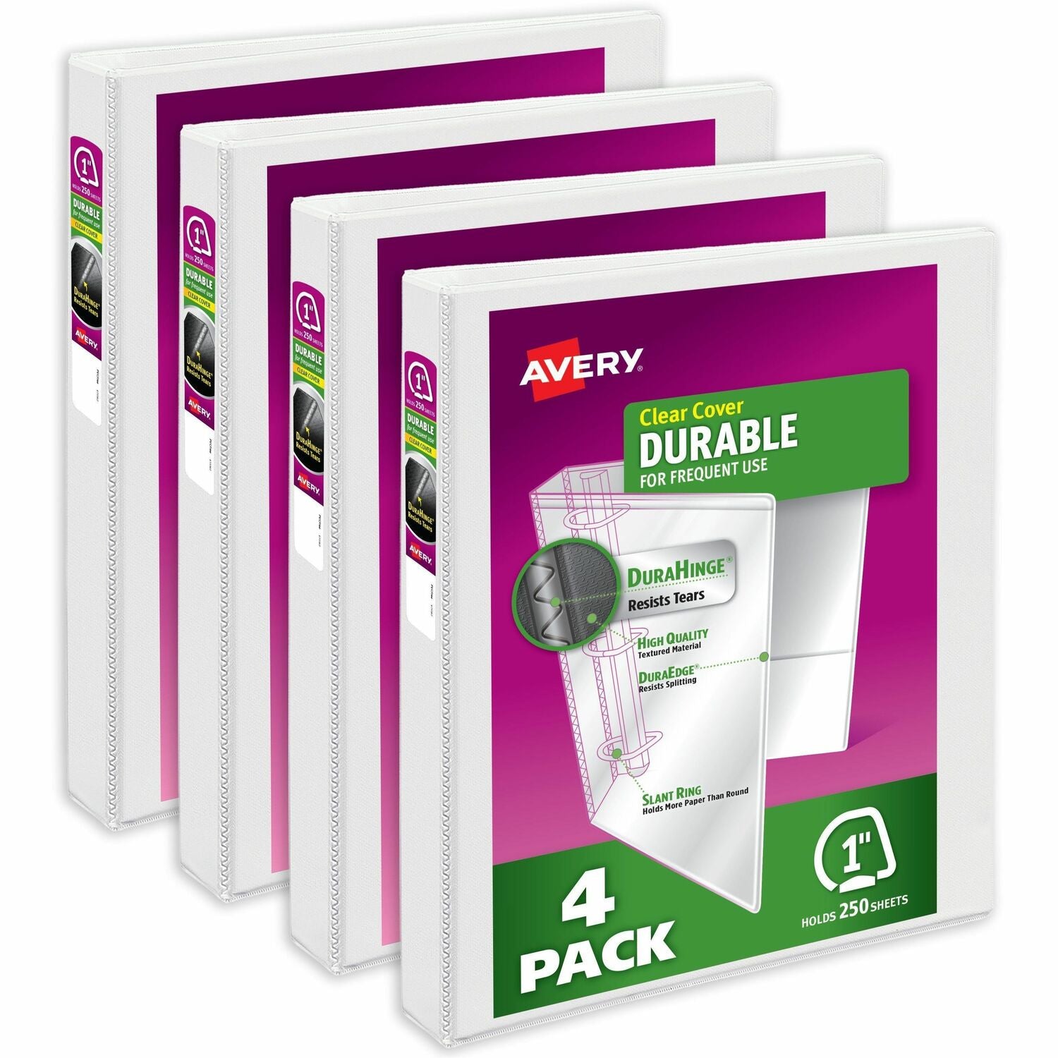 Avery&reg; Durable View 3 Ring Binder