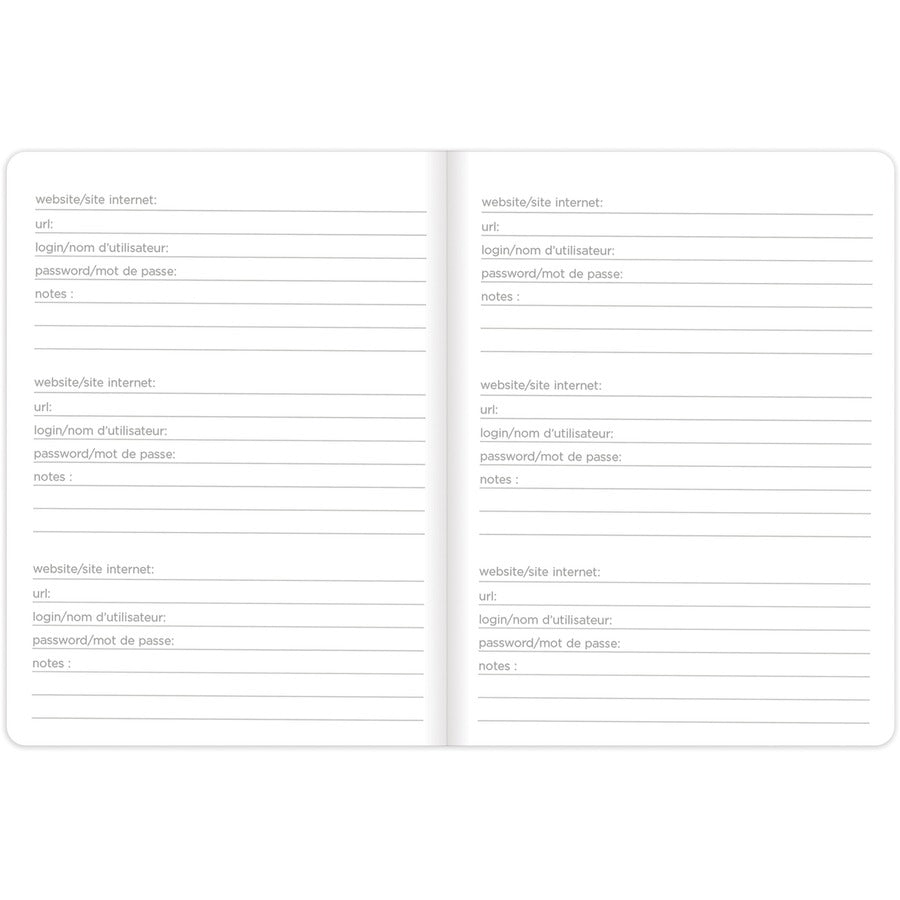 Rediform Password Notebook