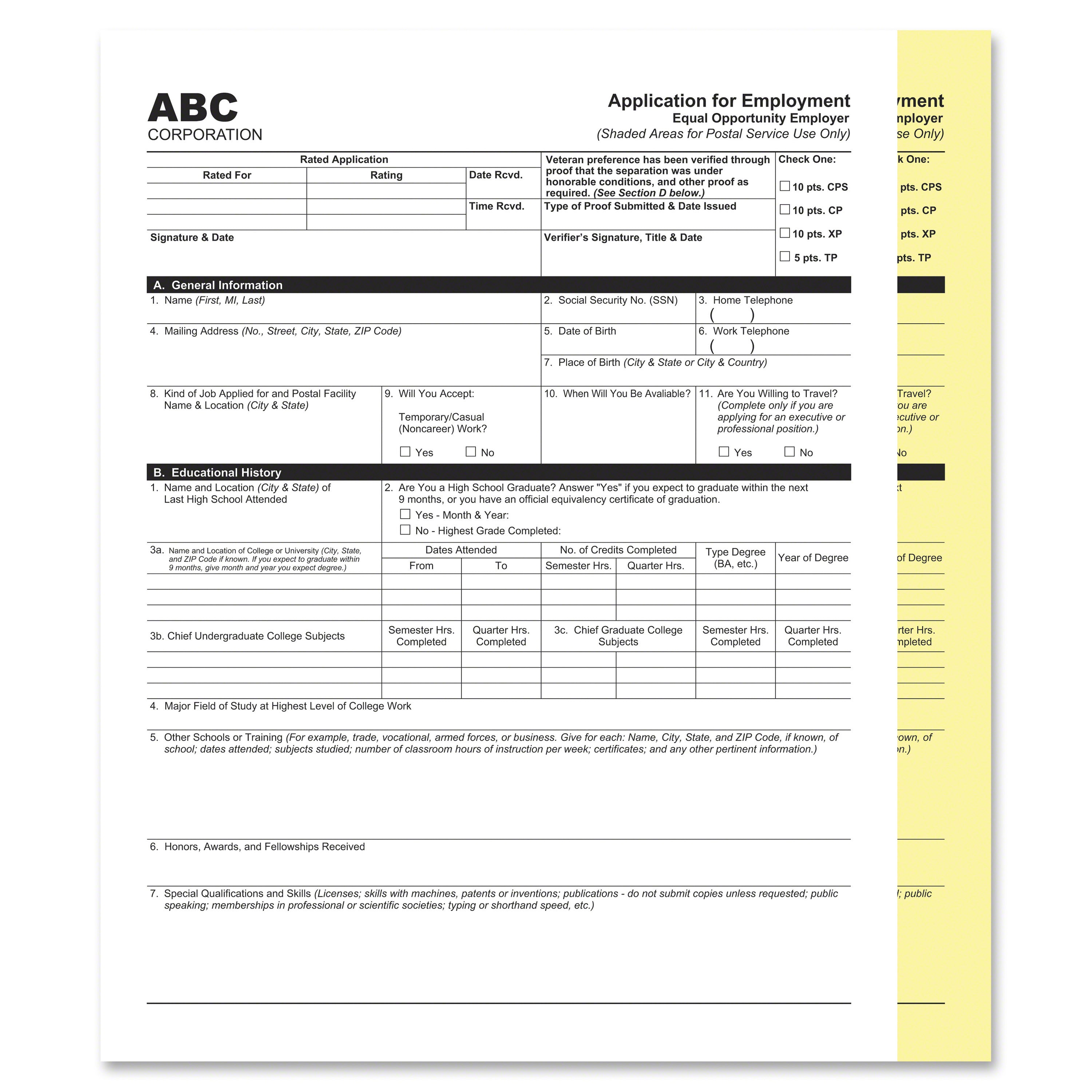 ICONEX Carbonless Paper - White
