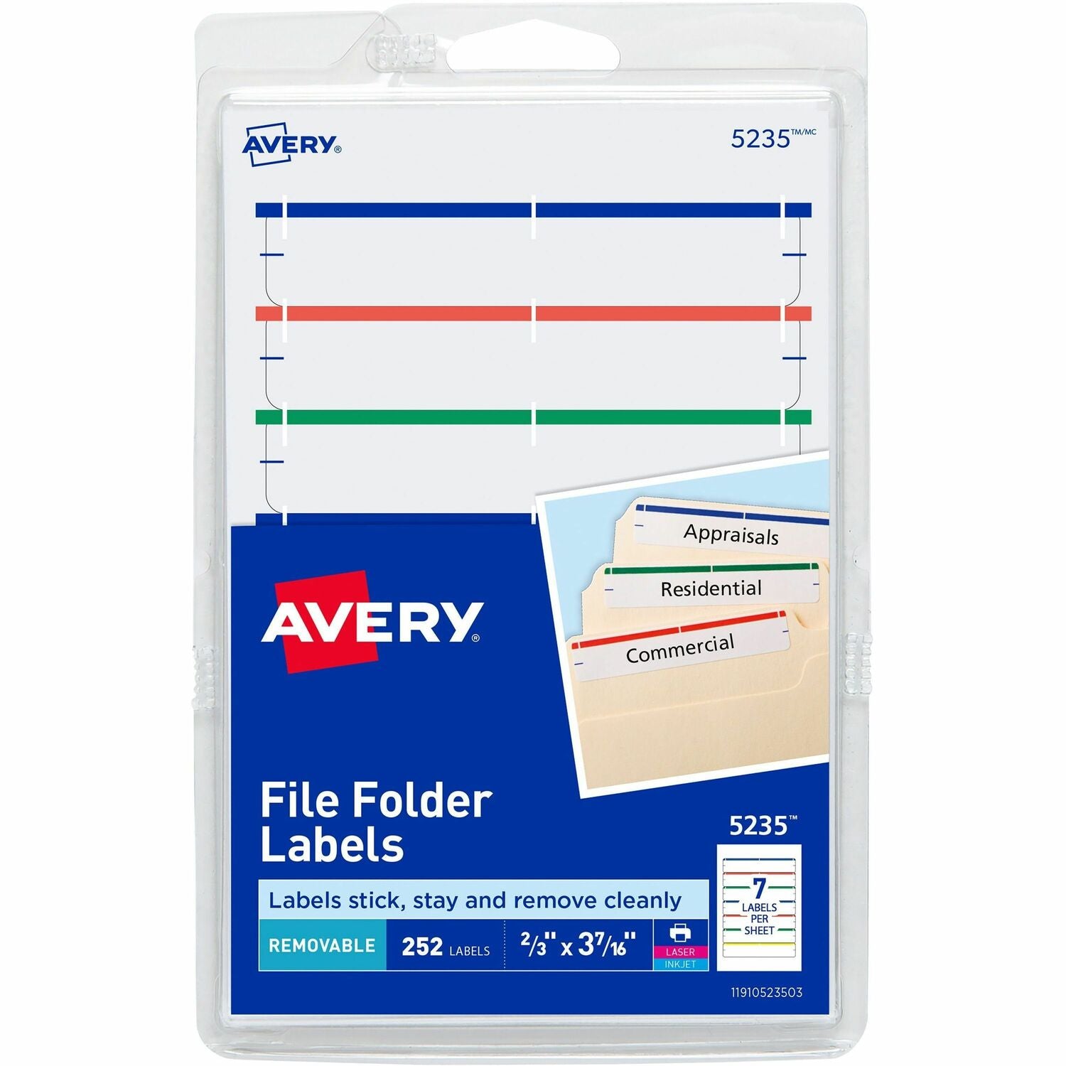 Avery&reg; Removable File Folder Labels