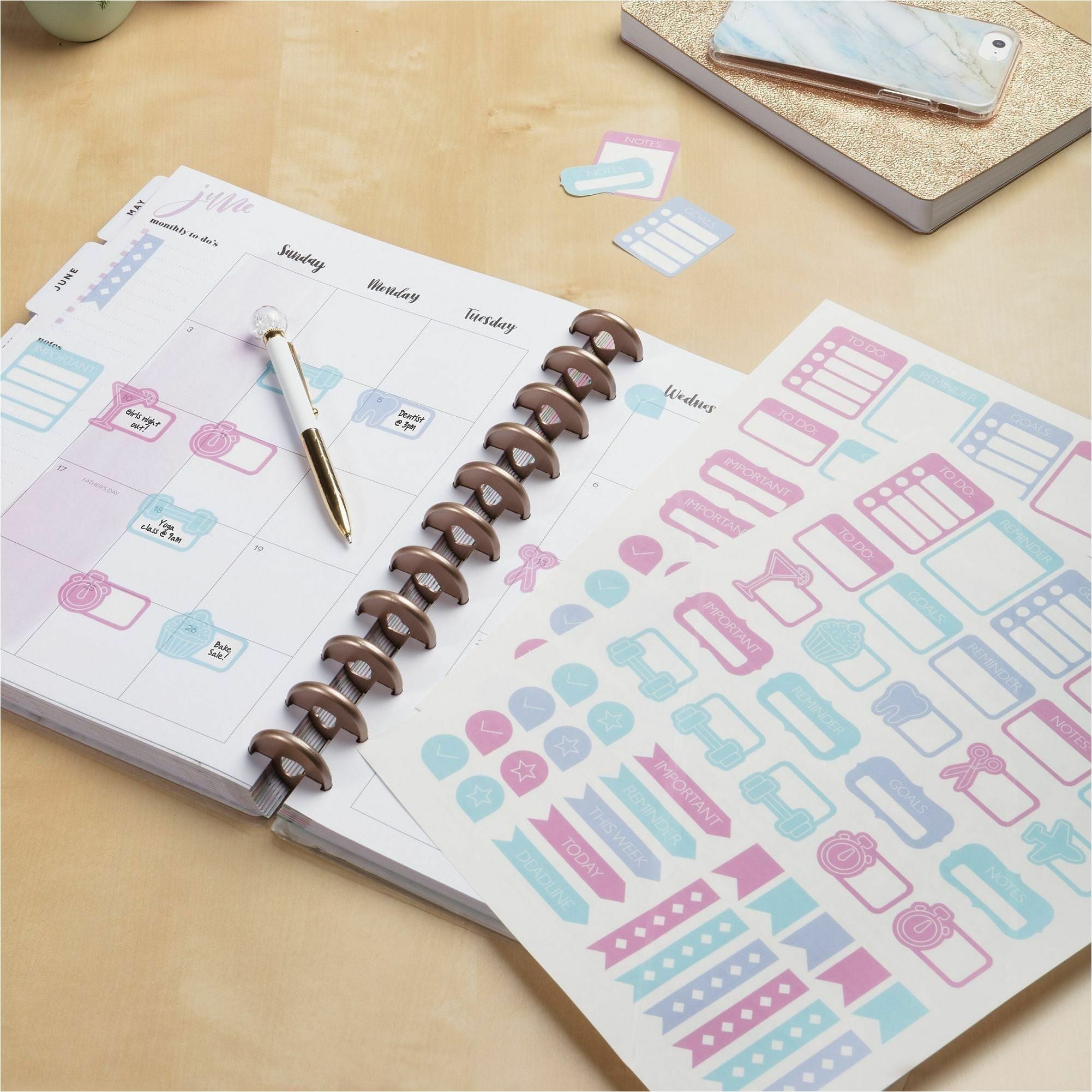 Avery Printable Sticker Paper, Matte White, 8-1/2" x 11", Inkjet Printers, 5 Sheets (53202)