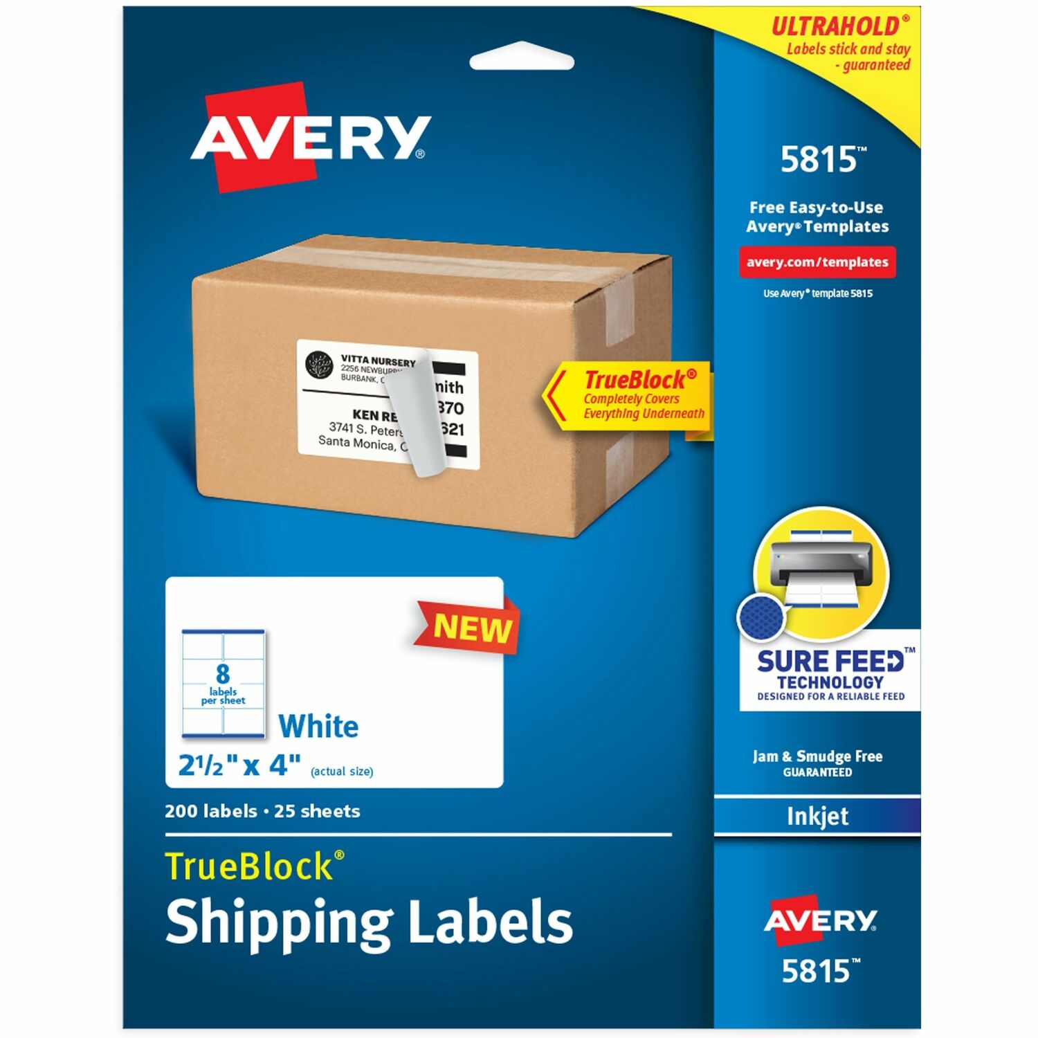 Avery&reg; TrueBlock Shipping Labels
