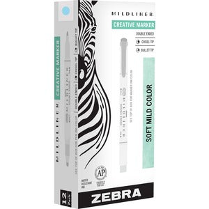 Zebra Pen Mildliner Double Ended Highlighter Blue Dozen