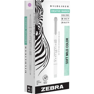 Zebra Pen Mildliner Double Ended Highlighter Magenta Dozen