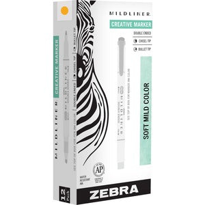 Zebra Pen Mildliner Double Ended Highlighter Gold Dozen