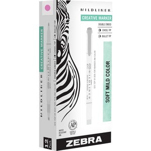 Zebra Pen Mildliner Double Ended Highlighter Fuchsia Dozen