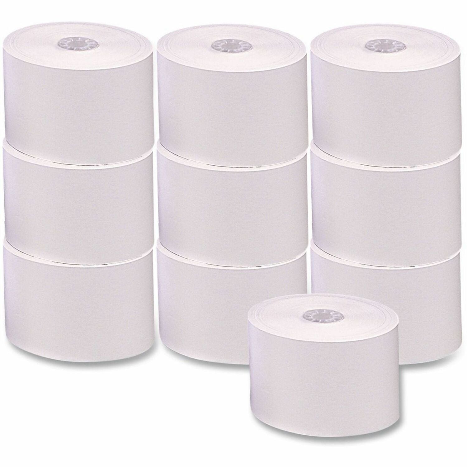 Direct Thermal Printing Thermal Paper Rolls, 1.75" x 230 ft, White, 10/Pack, 5 Packs Per Carton