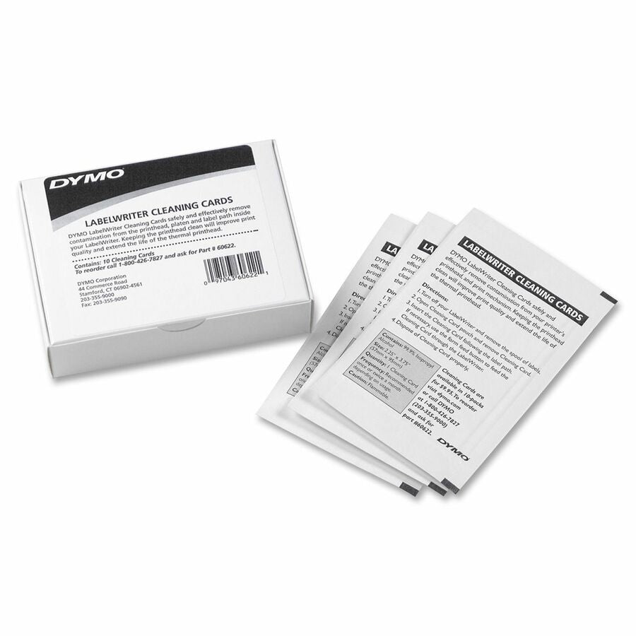 LabelWriter Cleaning Cards, 10/Box