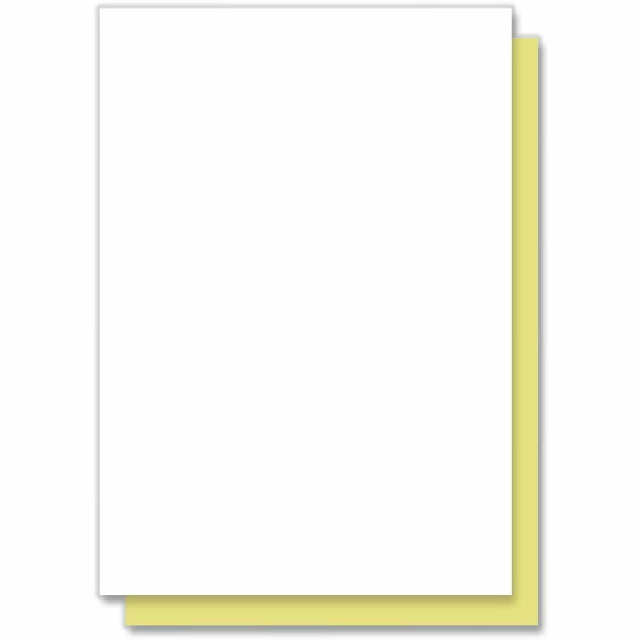 Digital Carbonless Paper, 2-Part, 8.5 x 11, White/Canary, 1,250/Carton