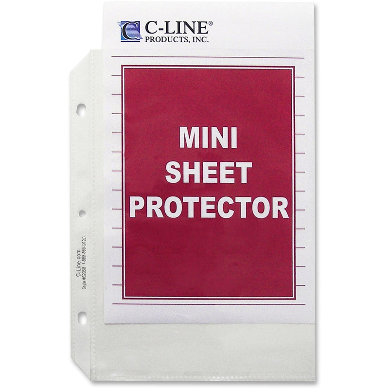 Wholesale Sheet Protectors: Discounts on C-Line Top Loading Mini Size Sheet Protector CLI62058