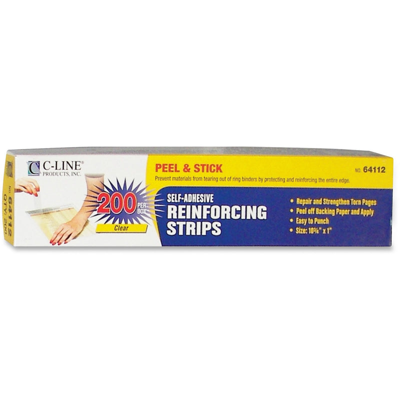 Wholesale Binder Pockets & Binder Accessories: Discounts on C-Line Self-Adhesive Reinforcing Strips CLI64112