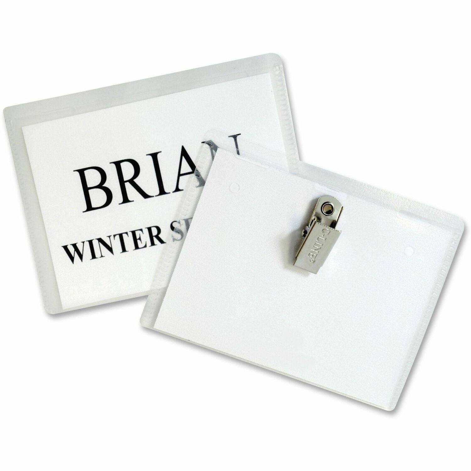Wholesale Name Badge Holders & Kits: Discounts on C-Line Clip Style Badge Holder Kit CLI95523
