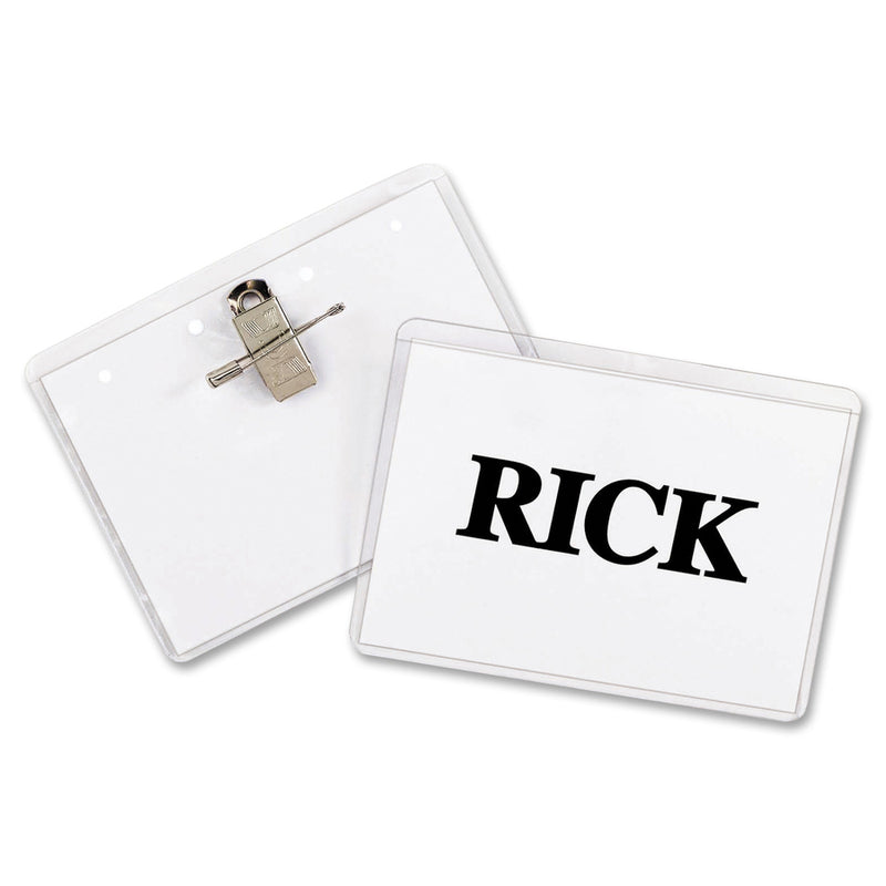 C-Line Clip/Pin Combo Style Name Badge Holder Kit