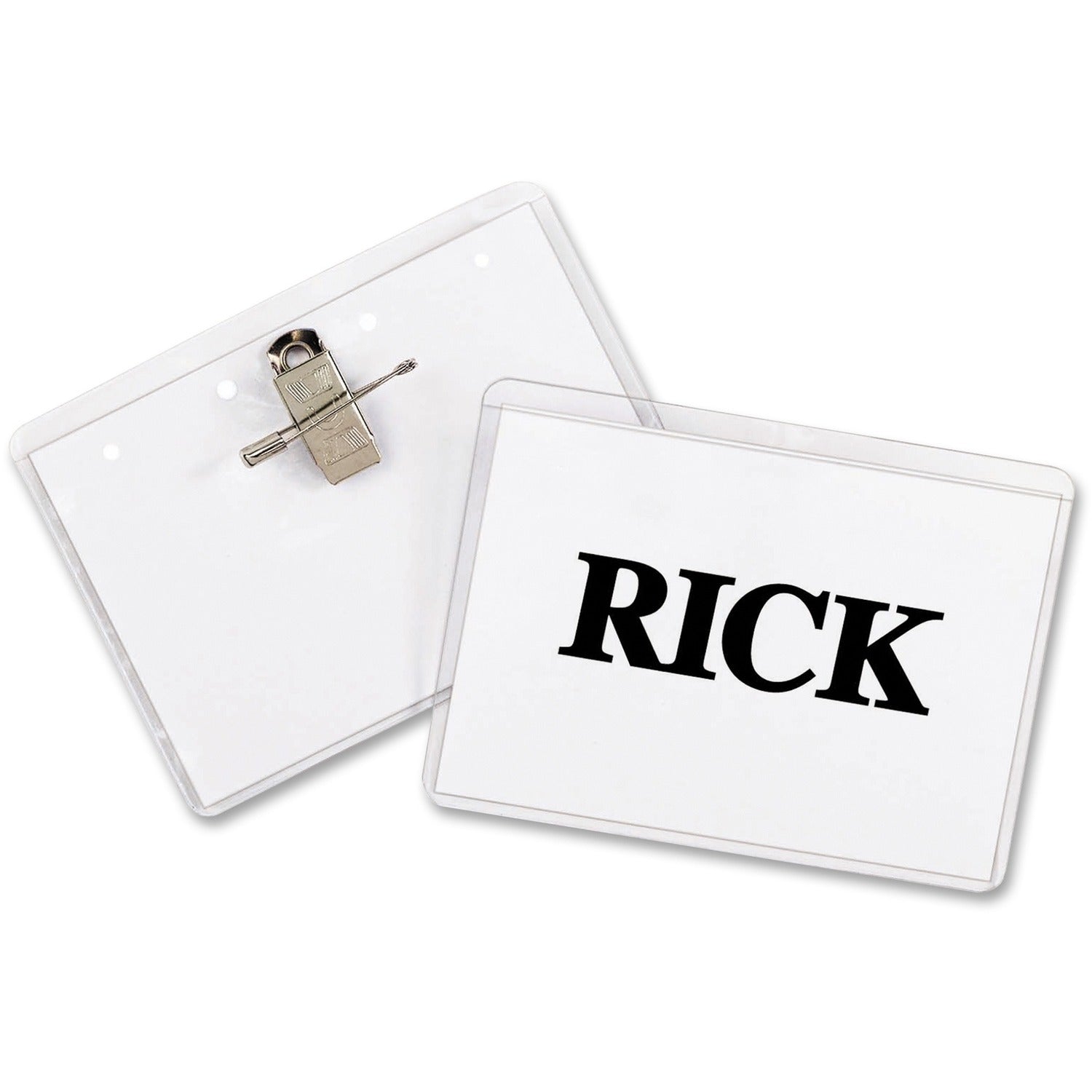 Wholesale Name Badge Holders & Kits: Discounts on C-Line Clip Pin Badge Holder Kit CLI95743