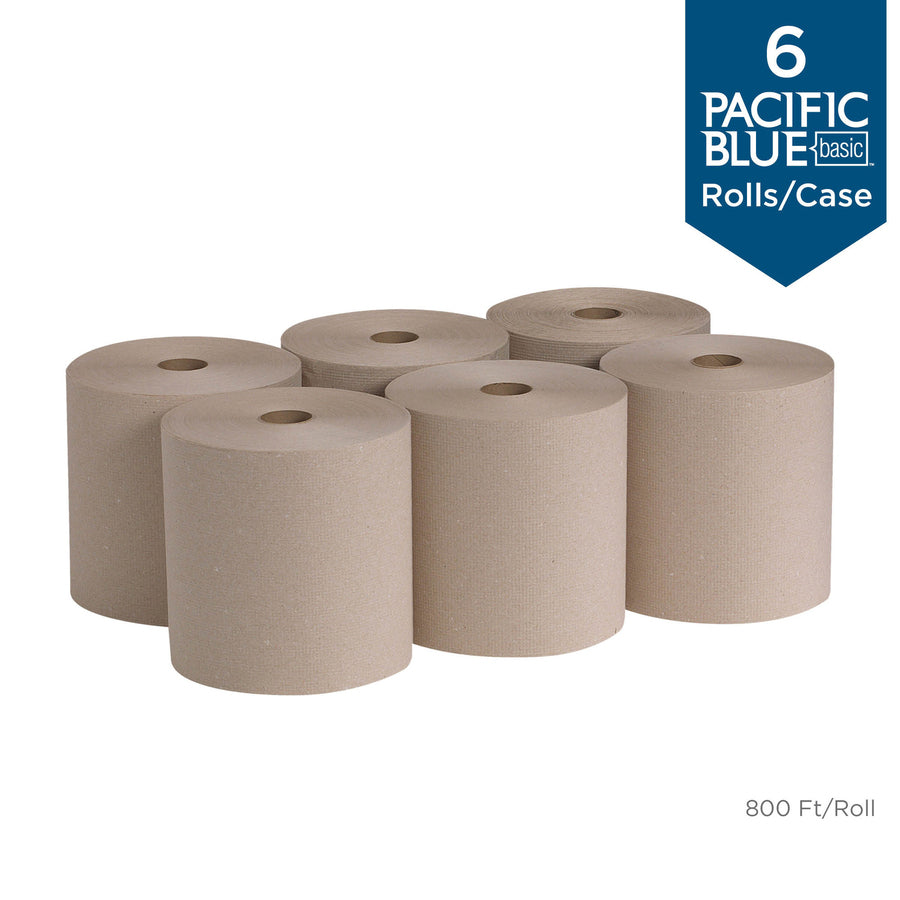 Wholesale Pacific Blue Paper Towels: Discounts on Pacific Blue Basic Recycled Hardwound Paper Towel Roll by GP PRO GPC26301
