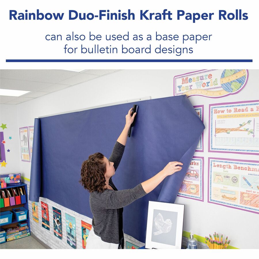 Rainbow Colored Kraft Duo-Finish Kraft Paper