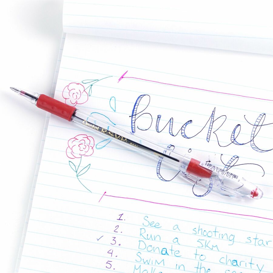 Wholesale Ballpoint Pens: Discounts on Pentel R.S.V.P. Ballpoint Stick Pens PENBK91B