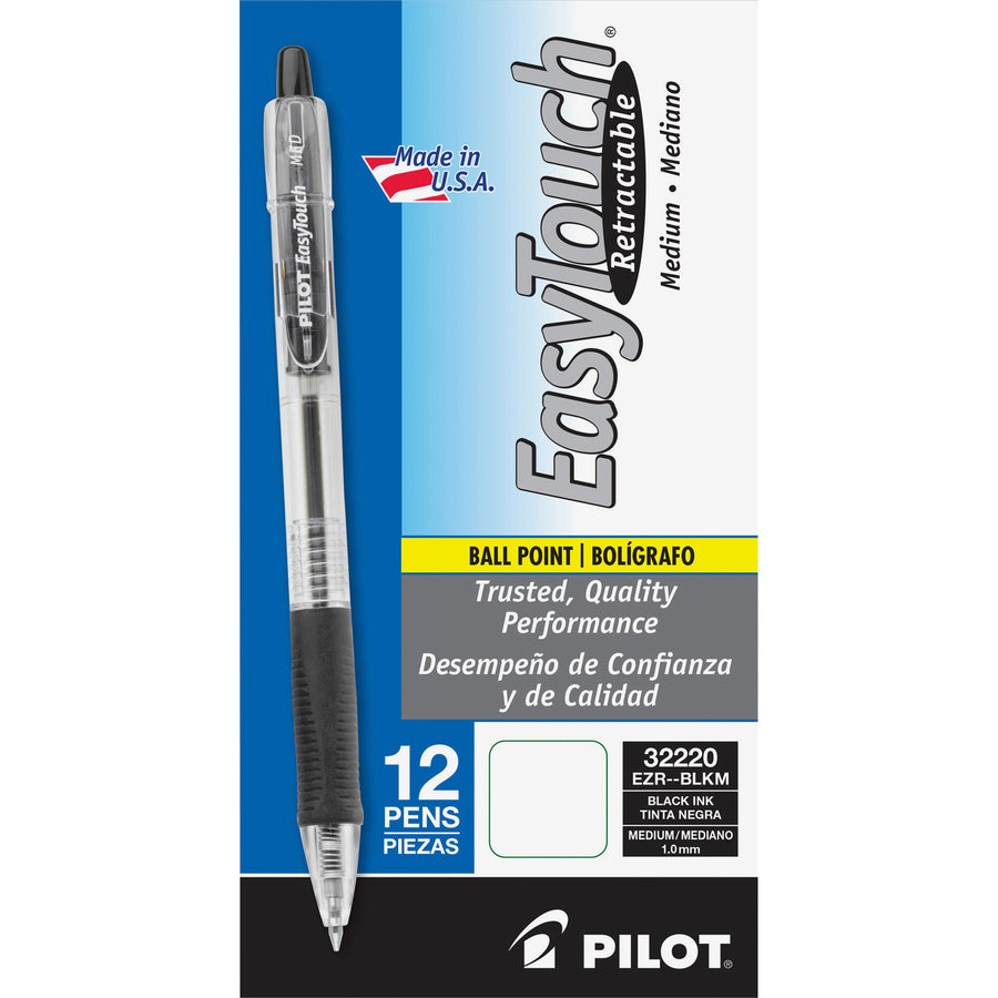 Pilot EasyTouch Retractable Ballpoint Pens