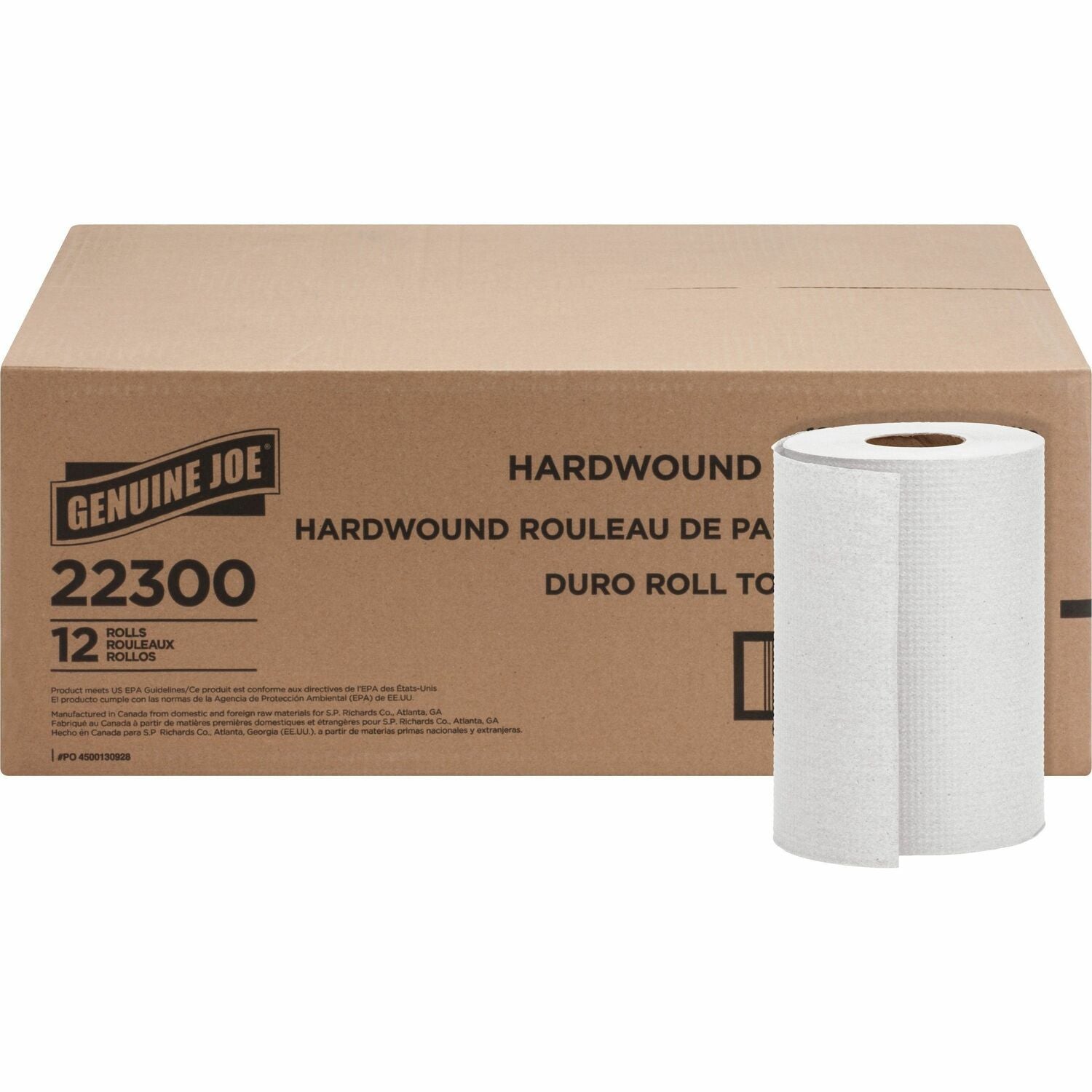 Wholesale Genuine Joe Paper Towels: Discounts on Genuine Joe Hardwound Roll Paper Towels GJO22300