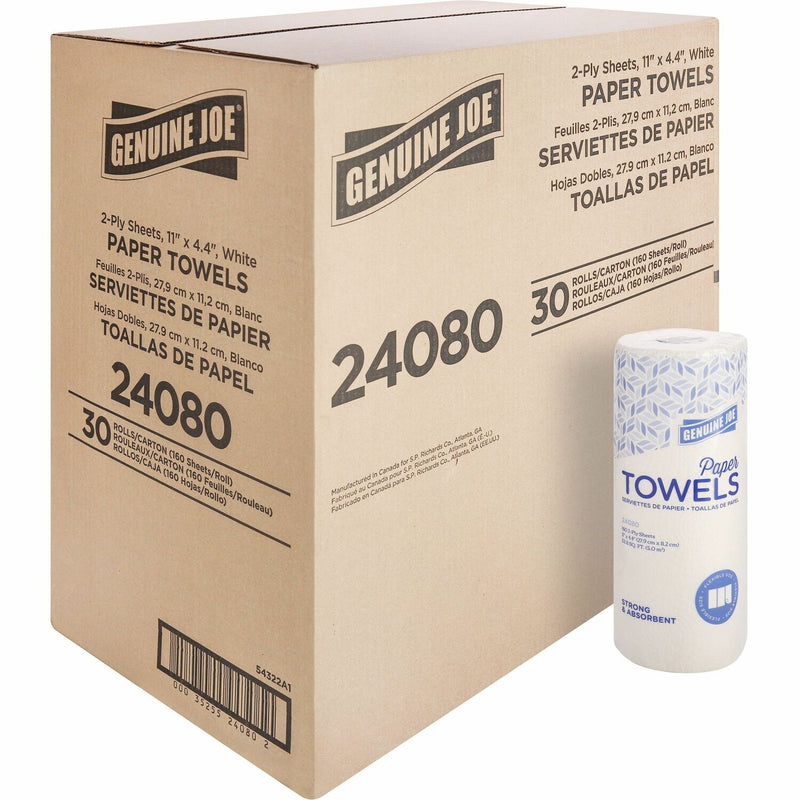 Wholesale Genuine Joe Paper Towels: Discounts on Genuine Joe 2-Ply Household Roll Paper Towels GJO24080