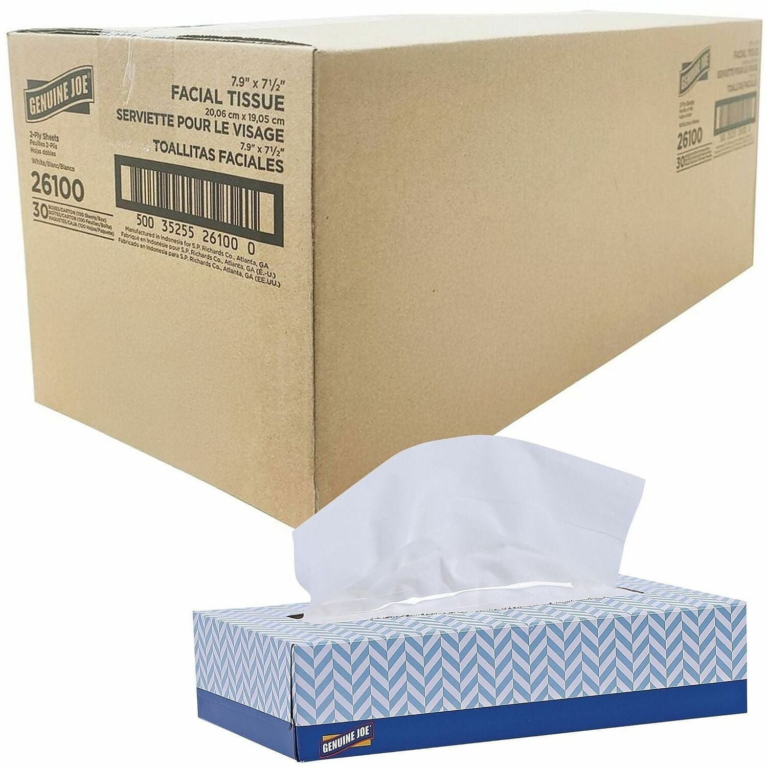 Wholesale Genuine Joe Facial Tissues: Discounts on Genuine Joe 2-Ply Facial Tissue GJO26100