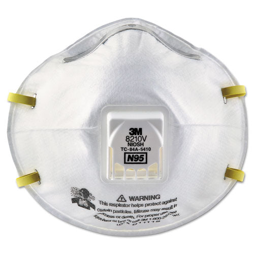 Particulate Respirator 8210V, N95, Cool Flow Valve, 80/Carton