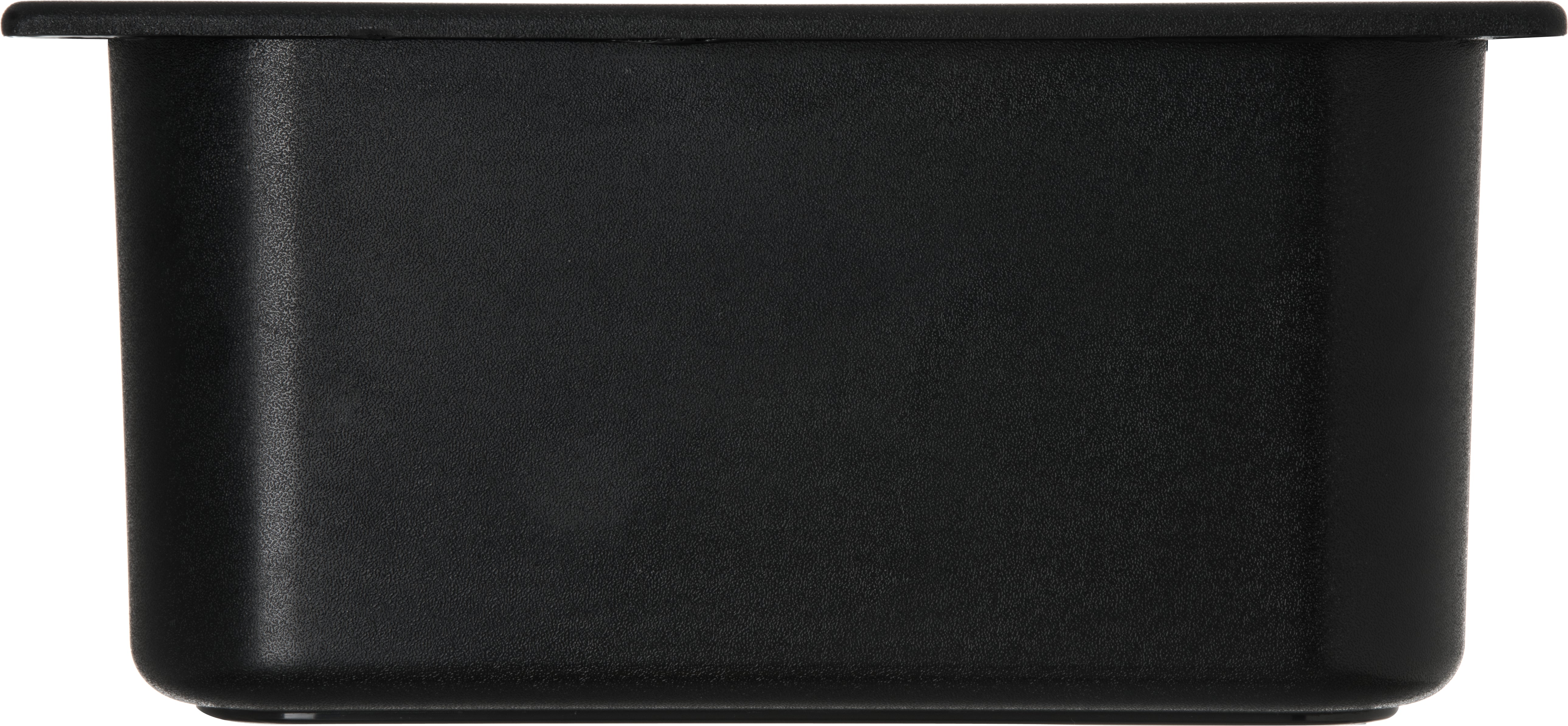 Coldmaster Food Pan With Divider 1/3 Size - Black - CM110303