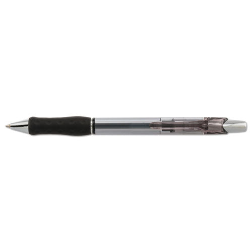 R.S.V.P. Super RT Retractable Ballpoint Pen, 0.7 mm, Black Barrel/Ink, 1 Dozen