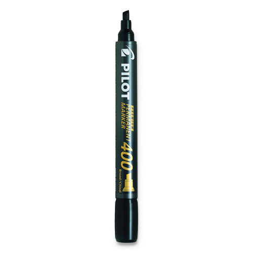 Premium 400 Permanent Marker, Broad Chisel Tip, Black, Dozen