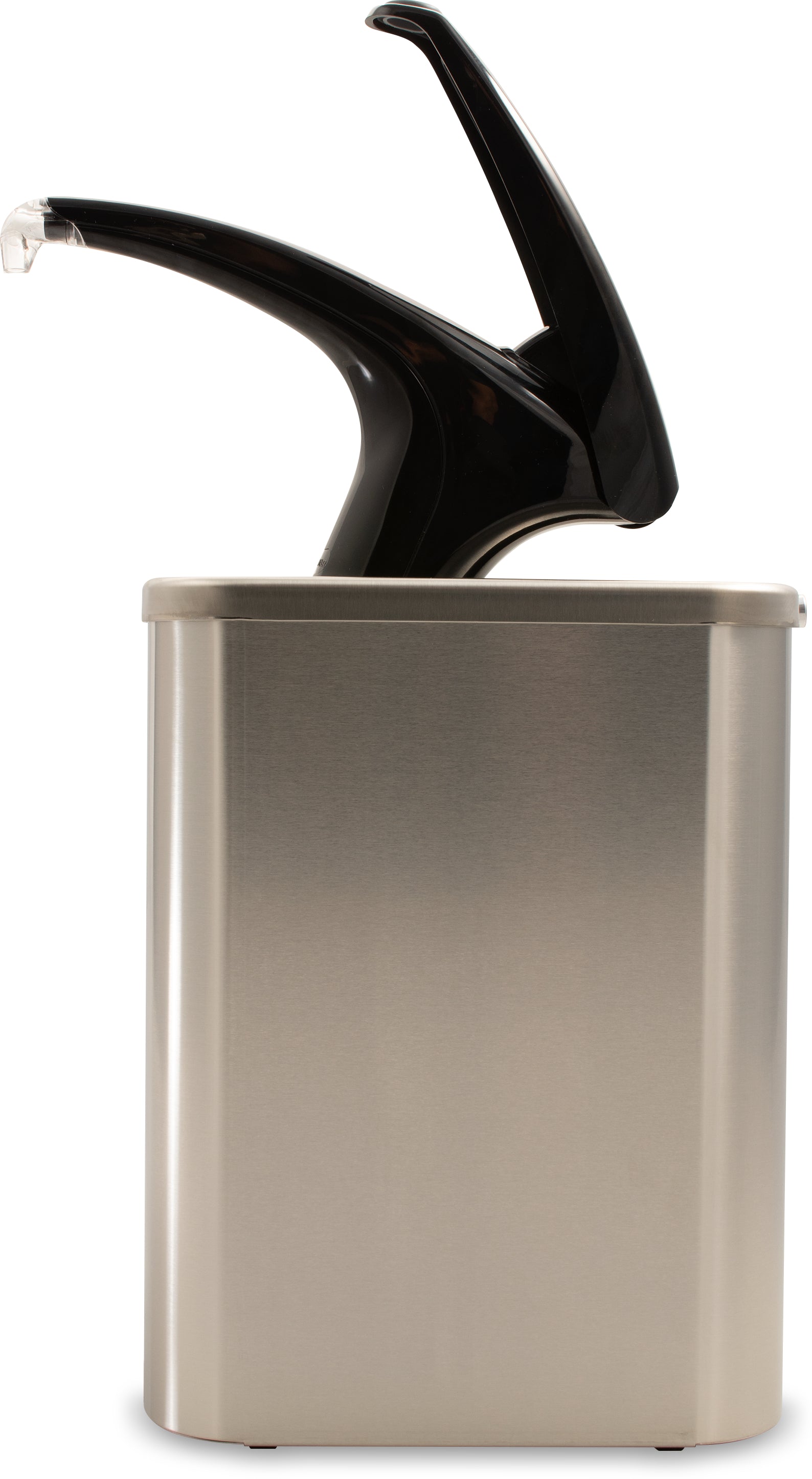 Frontlinetm Pump Universal Countertop Box - Black - Silver - P4900BK