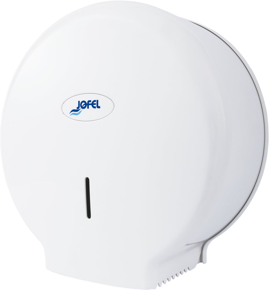 Jofel Valor Single Tissue Dispenser, Plastic 9" - White - R2100WH