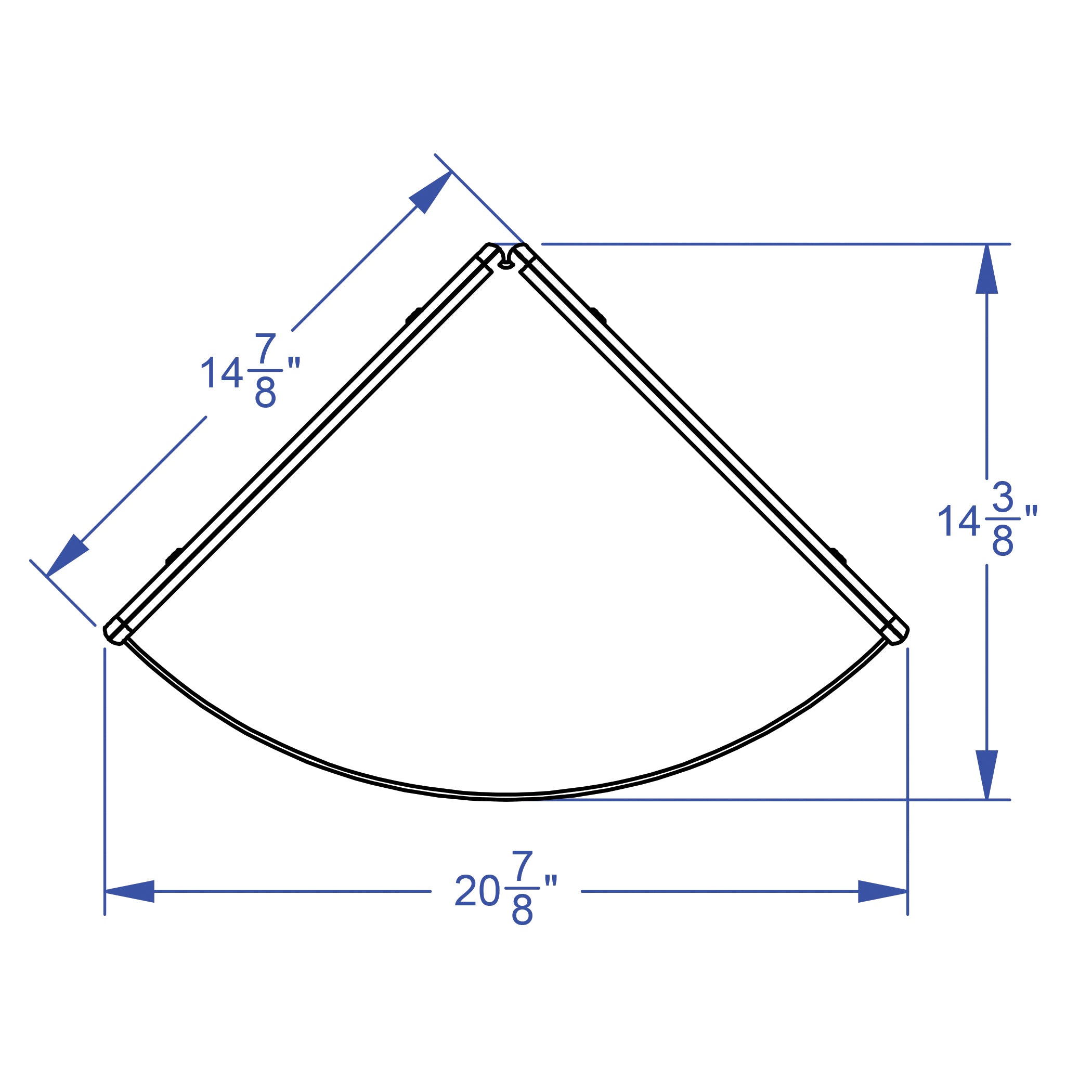 Jonti-CraftÃ† Super-Sized Outside Corner Storage