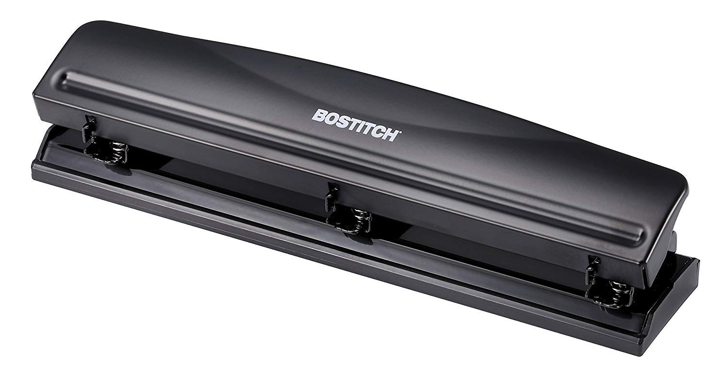 Bostitch Konnect 12 Sheet 3-Hole Punch